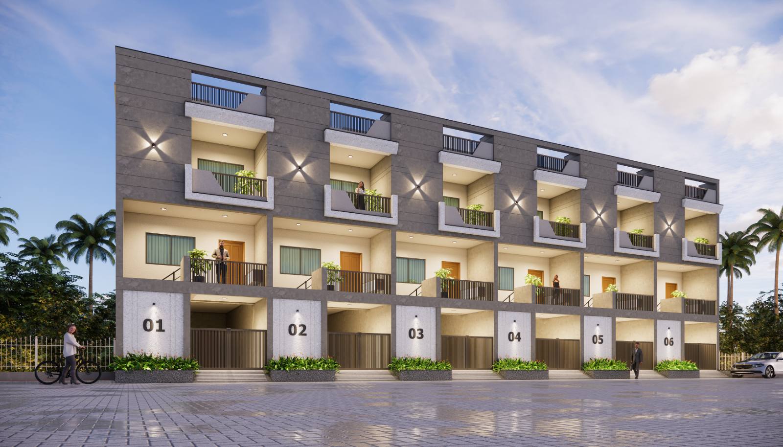 🏤 પ્રાઈમ લોકેશન માં પ્રીમિયમ 4BHK લક્ઝરી TRIPLEX 🏩 image 1